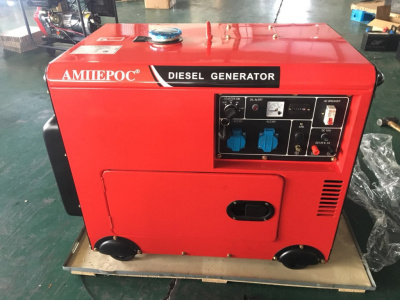 картинка Дизельный генератор Амперос LDG8500СLE-3 в шумозащитном кожухе с АВР от магазина Генератор Центр