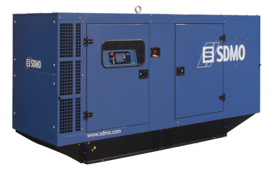 картинка Дизельный генератор SDMO J165K в кожухе с АВР от магазина Генератор Центр