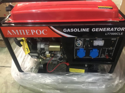 картинка Бензиновый генератор Амперос LT6500CLE с АВР от магазина Генератор Центр