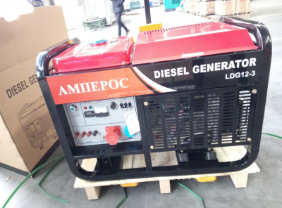 картинка Дизельный генератор Амперос LDG12-3 E с АВР от магазина Генератор Центр