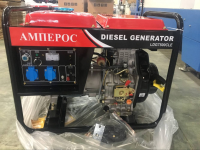 картинка Дизельный генератор Амперос LDG7500СLE с АВР от магазина Генератор Центр