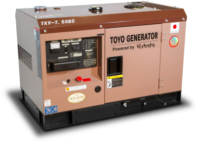 картинка Дизельный генератор Toyo TKV-7.5SBS от магазина Генератор Центр
