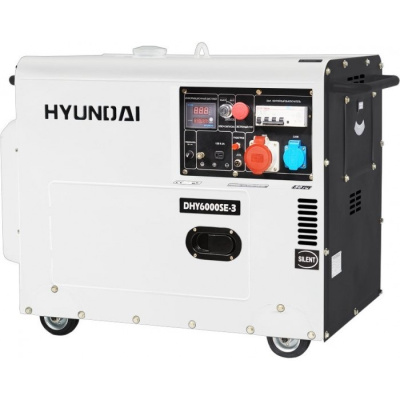 картинка Дизельный генератор Hyundai DHY 6000SE-3 от магазина Генератор Центр