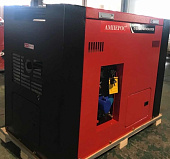 дизельный генератор амперос ldg11000e-3 в шумозащитном кожухе с авр