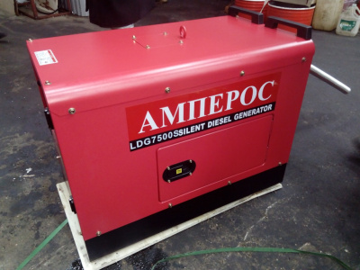 картинка Дизельный генератор Амперос LDG7500СLE в шумозащитном кожухе от магазина Генератор Центр