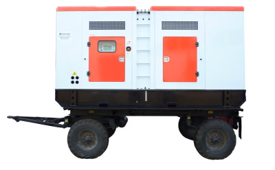 картинка дизельный генератор Азимут АД-200-Т400-2РПМ11 на шасси в кожухе с АВР от магазина Генератор Центр