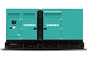 дизельный генератор energo ad500-t400c-s в кожухе